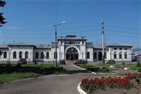 Вокзал, построенный в 1900-е одновременно с железной дорогой